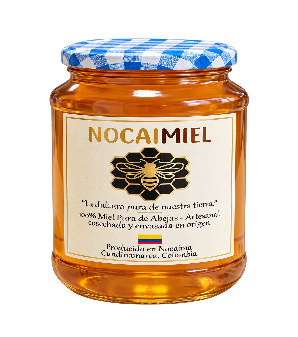 Frasco de miel artesanal Nocaimiel